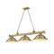 Z-Lite Cordon 3 Light Billiard, Rubbed Brass & Rubbed Brass 2306-3RB-SRB - alternate 1